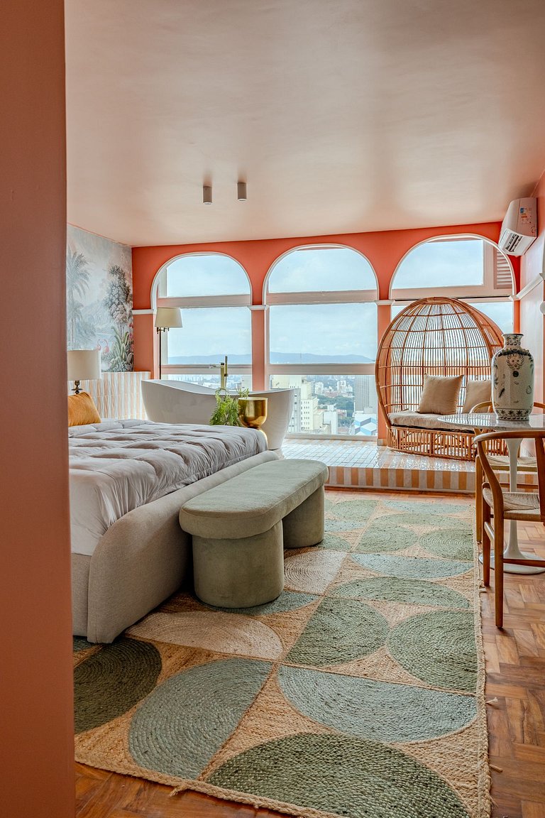 Apartamento com Banheira no Sampa Sky | Vossa Bossa