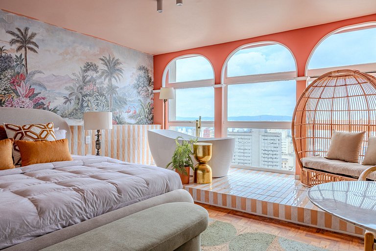 Apartamento com Banheira no Sampa Sky | Vossa Bossa