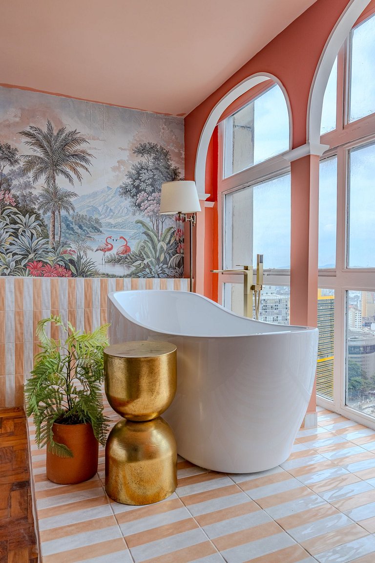 Apartamento com Banheira no Sampa Sky | Vossa Bossa