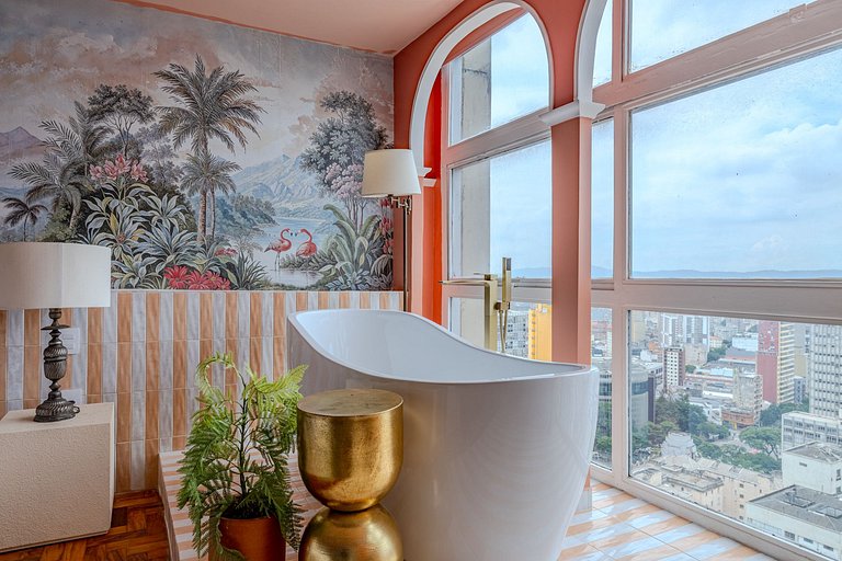 Apartamento com Banheira no Sampa Sky | Vossa Bossa