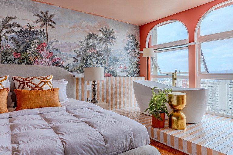 Apartamento com Banheira no Sampa Sky | Vossa Bossa
