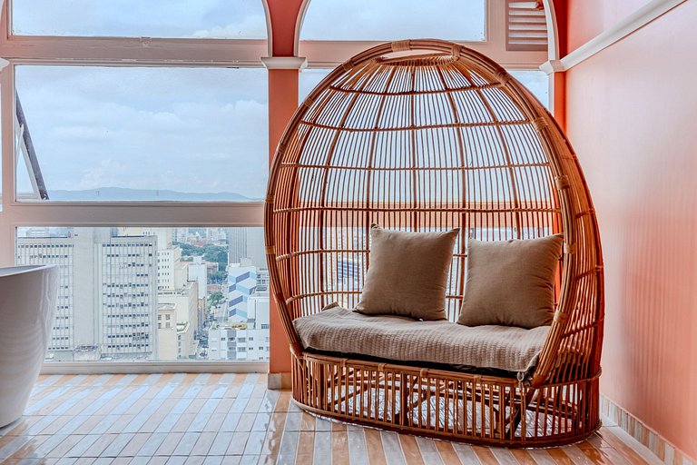 Apartamento com Banheira no Sampa Sky | Vossa Bossa
