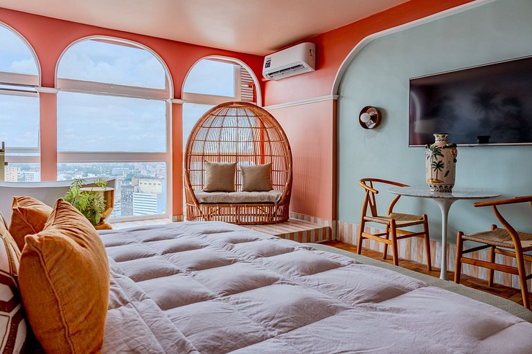 Apartamento com Banheira no Sampa Sky | Vossa Bossa