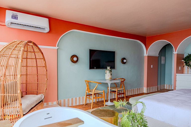 Apartamento com Banheira no Sampa Sky | Vossa Bossa