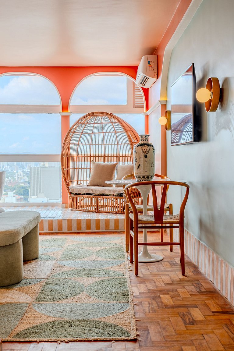 Apartamento com Banheira no Sampa Sky | Vossa Bossa
