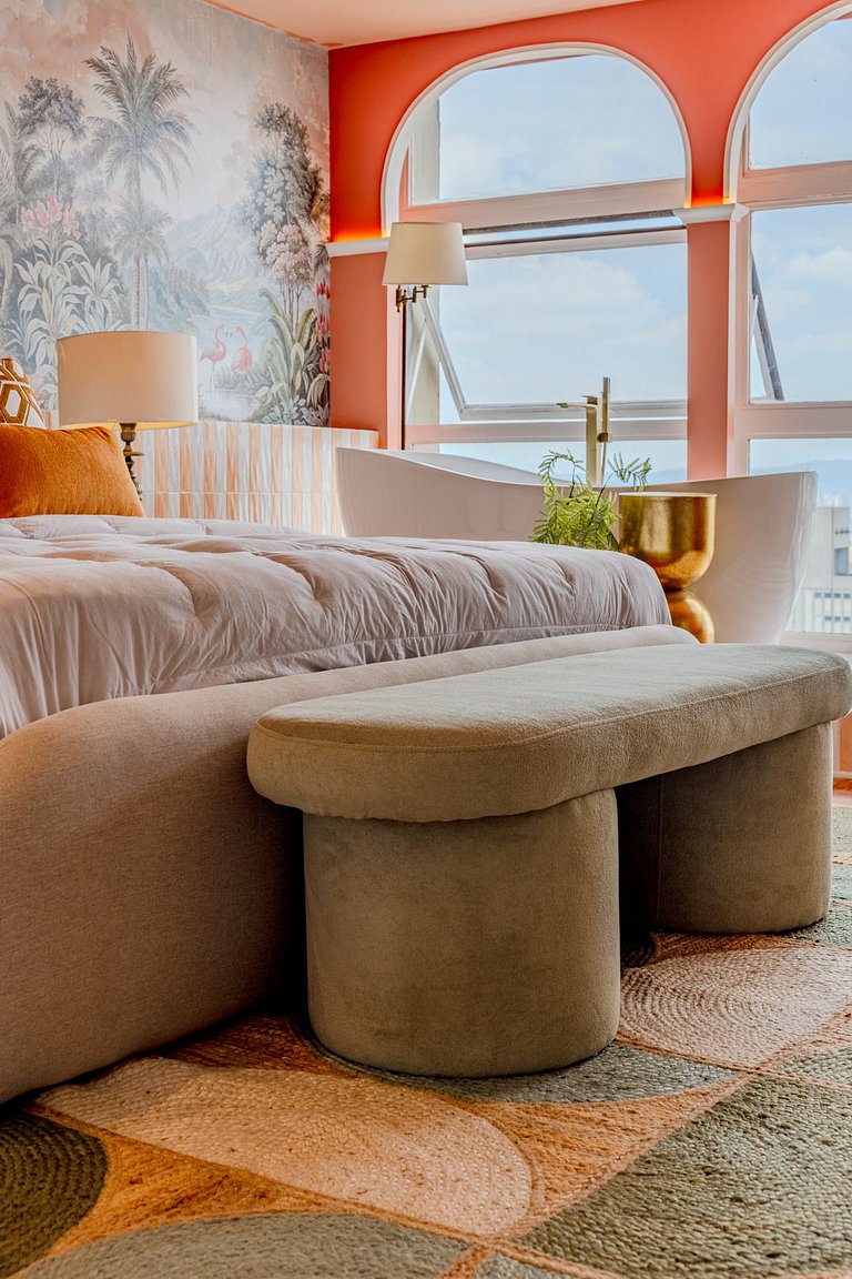 Apartamento com Banheira no Sampa Sky | Vossa Bossa