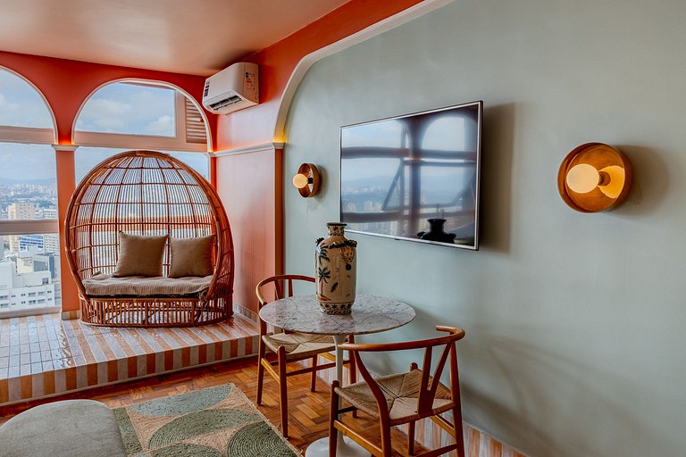 Apartamento com Banheira no Sampa Sky | Vossa Bossa