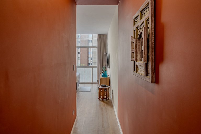 Copan Icônico | Studio Boho c/ Ar e Conforto