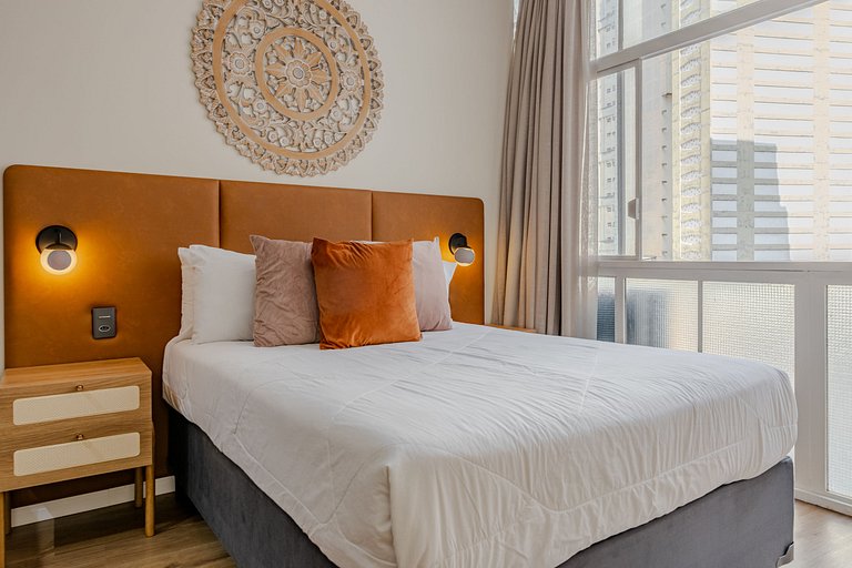 Copan Icônico | Studio Boho c/ Ar e Conforto