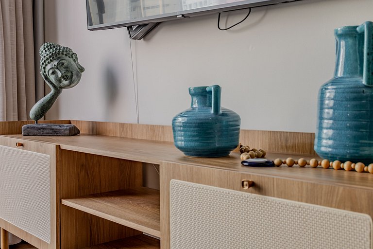 Copan Icônico | Studio Boho c/ Ar e Conforto