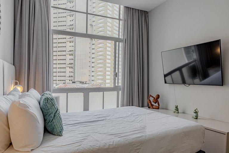 Copan Icônico | Studio Minimal c/ Ar e Conforto