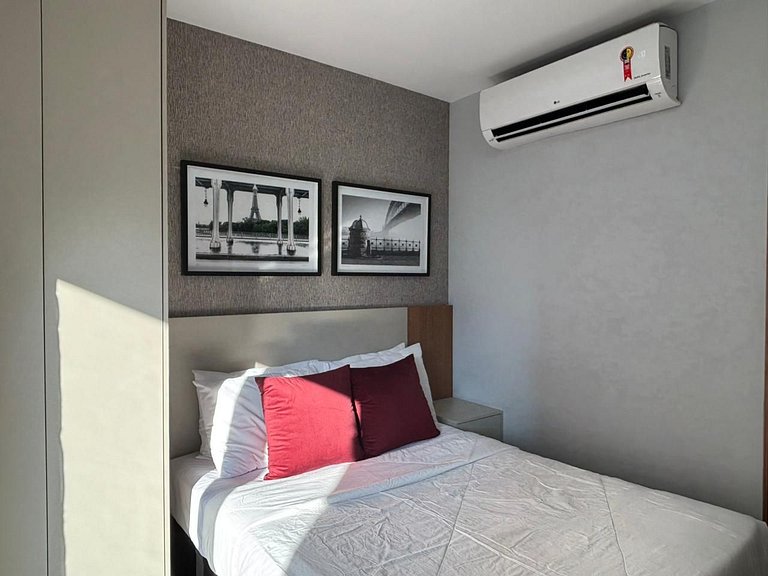 Studio na Bela Cintra | AC | Wi-Fi | Piscina