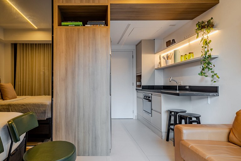 Triptyque Studio 100m from Metro + Pool