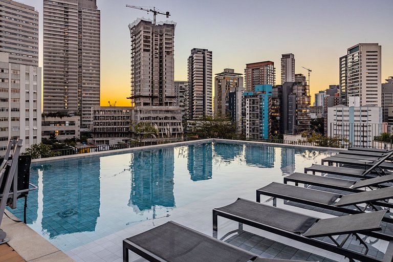 Studio Triptyque a 100m do Metrô + Piscina