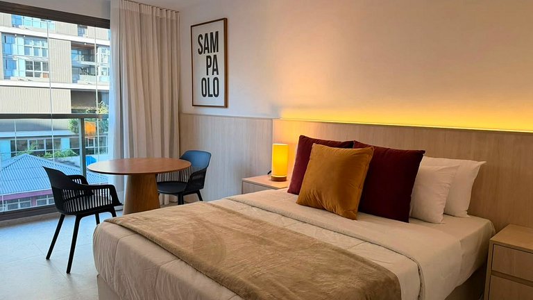 Studio nos Jardins | AC | Wi-fi | Piscina