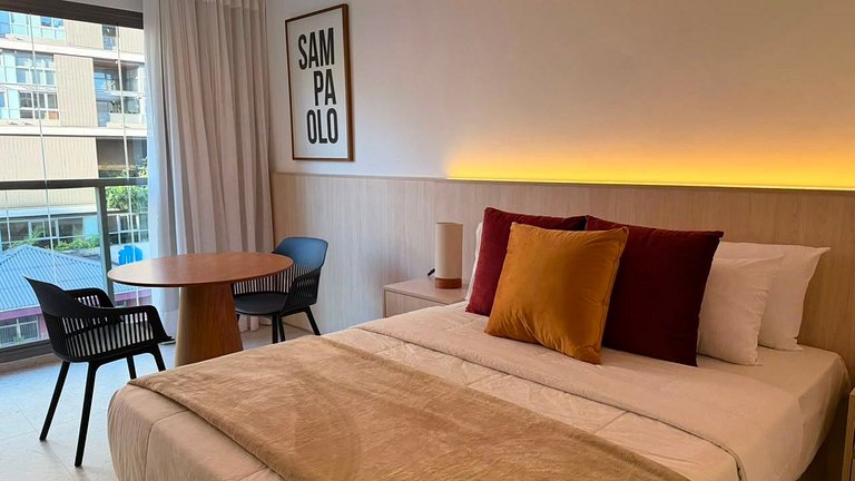 Studio nos Jardins | AC | Wi-fi | Piscina