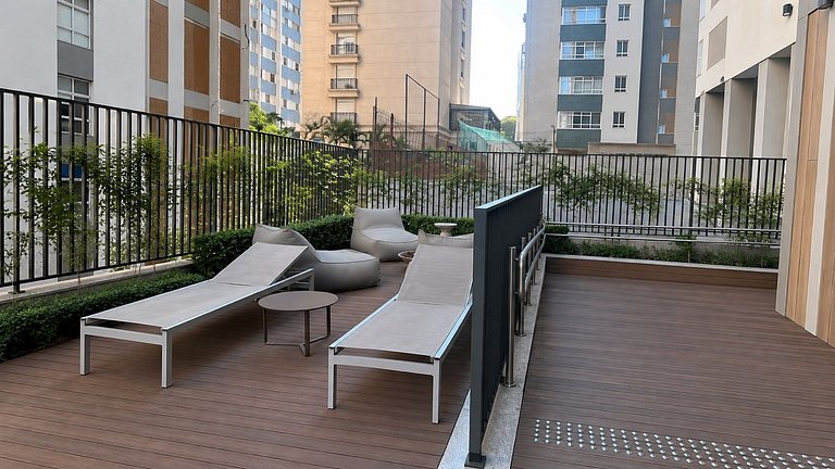 Studio nos Jardins | AC | Wi-fi | Piscina