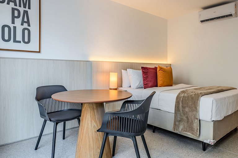 Estudio en Jardins | AC | Wi-fi | Piscina