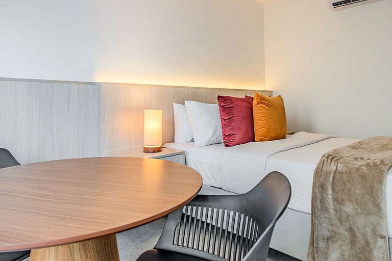 Studio in Jardins | AC | Wi-Fi | Pool