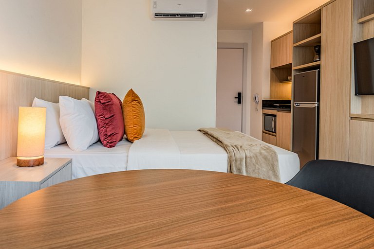 Studio in Jardins | AC | Wi-Fi | Pool
