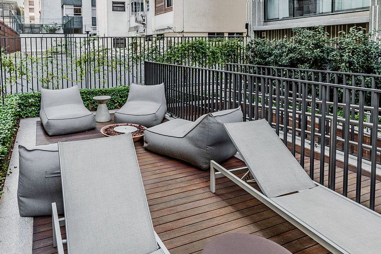 Studio in Jardins | AC | Wi-Fi | Pool