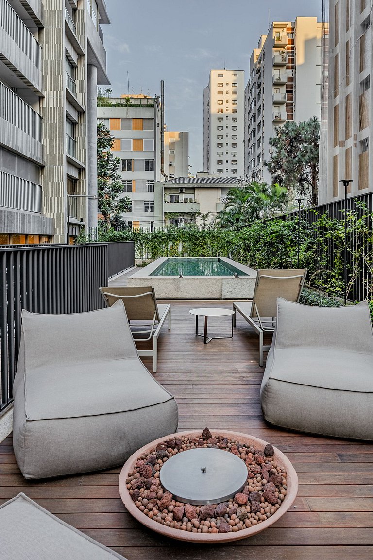 Estudio en Jardins | AC | Wi-fi | Piscina