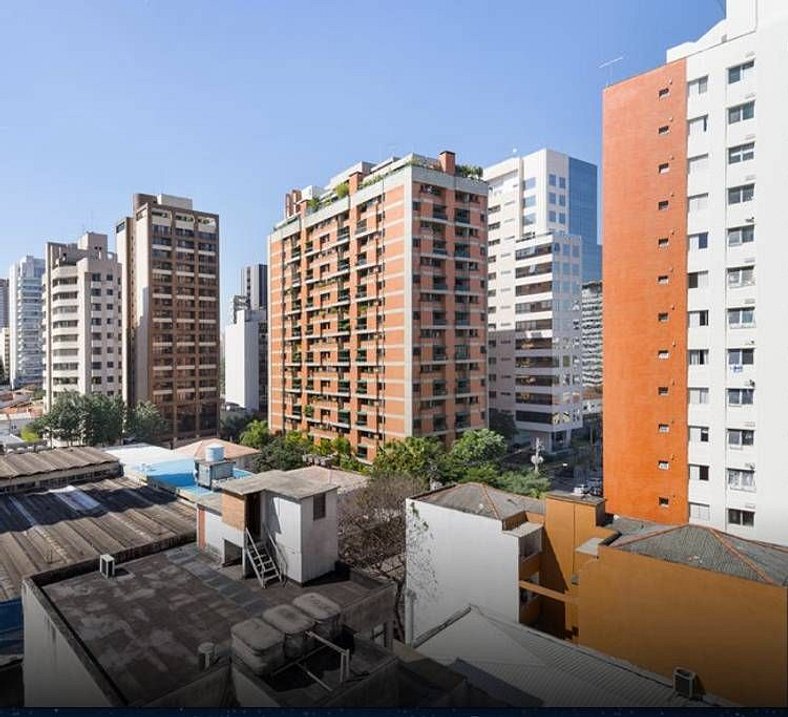 Apartamento espaçoso em Pinheiros ao lado do metrô