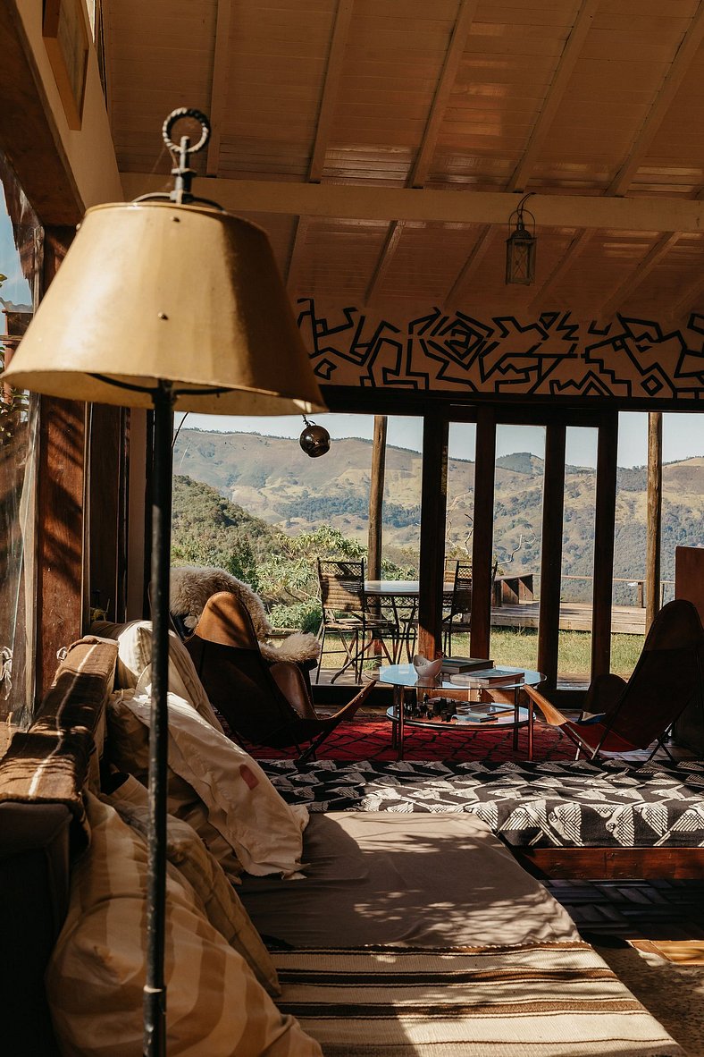 Casa Arco-Íris | Vista para montanha | Piscina | Sauna