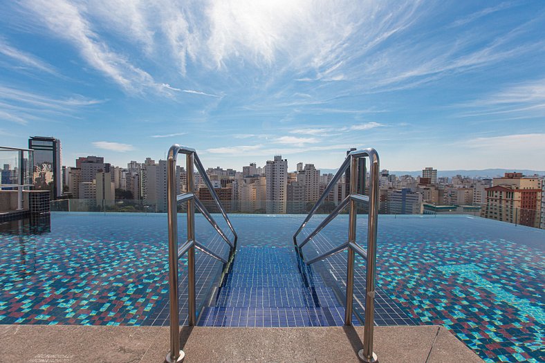 Infinity Pool | Balcony with view | AC
