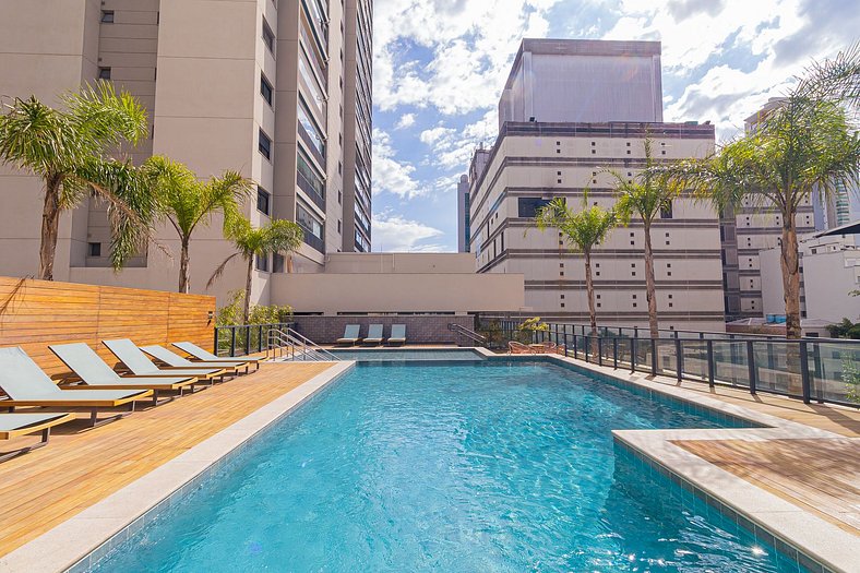 Near Paulista and Sirio Libanes with swimming pool