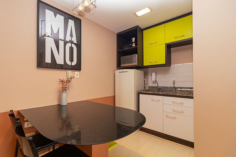 Studio with view close to Paulista Ave