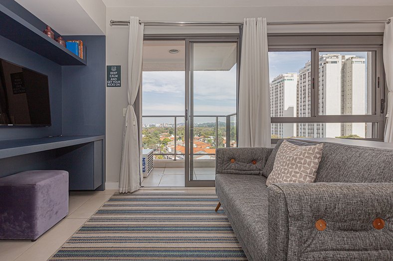 Stylish with a view in Vila Madalena